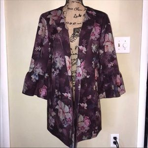 🆕Anne Klein Merlot Combo Jacket